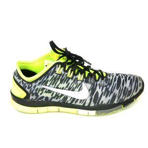 Nike Free 5.0 TR Connect 2 Women's Size 7.5 Grey Green Running Shoes 638680-007